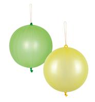 Boland 2 Punchballons neon Partydeko Kinder grÃ¼n  Kinder