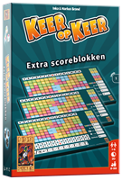 999 Games Keer op Keer Scoreblok 3 stuks Level 1 - Dobbelspel