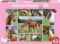 schmidt Prachtige Paarden 150 stukjes - Puzzel