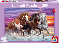 schmidt Trio van Wilde Paarden  200 stukjes - Puzzel