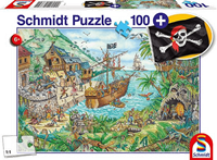 schmidt Piraten Baai 100 stukjes - Puzzel