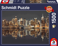 schmidt Skyline van New York 1000 stukjes - Puzzel