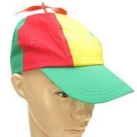 Gekleurd petje met propeller - Carnaval hoeden en petten - Verkleedhoofddeksels