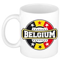 Bellatio Belgium / Belgie embleem mok / beker 300 ml Multi