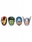 6 kartonnen Mighty Avengers maskers