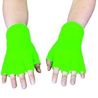 Handschoenen vingerloos fluor groen