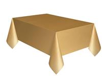 Unique Tischdecke aus goldener Folie, 274 × 137cm, für Party und Alltag