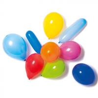 Amscan assorti ballonnen met pomp latex 11 delig