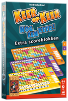 999 Games Keer op Keer Scoreblok 3 stuks Level 2 3 en 4 - Dobbelspel