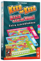 999 Games Keer op Keer Scoreblok 3 stuks Level 5 6 en 7 - Dobbelspel
