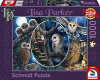 Schmidt Spiele Schmidt 59667 - Lisa Parker, Geheimnisvolle Eulen, Puzzle,