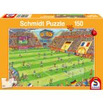 Schmidt Spiele Schmidt 56358 - Finale im Fußballstation, Kinderpuzzle, Puzzle,
