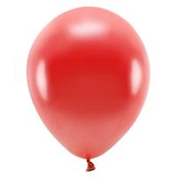 100x Rode ballonnen 26 cm eco/biologisch afbreekbaar Rood - Ballonnen