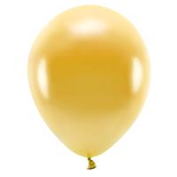 100x Goudkleurige ballonnen 26 cm eco/biologisch afbreekbaar Goudkleurig - Ballonnen