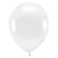 100x Witte ballonnen 26 cm eco/biologisch afbreekbaar Wit - Ballonnen