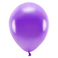 100x Paarse ballonnen 26 cm eco/biologisch afbreekbaar Paars - Ballonnen