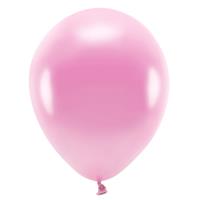 100x Lichtroze ballonnen 26 cm eco/biologisch afbreekbaar Roze - Ballonnen