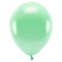 100x Mintgroene ballonnen 26 cm eco/biologisch afbreekbaar Groen - Ballonnen