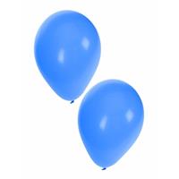 Shoppartners 40x stuks Blauwe party/feest ballonnen 27 cm - Ballonnen