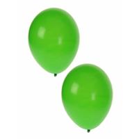 Shoppartners 20x stuks groene party ballonnen 27 cm - Ballonnen