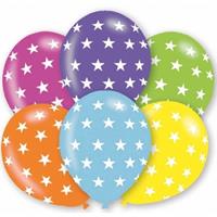 36x stuks verjaardag feest ballonnen met sterren print - Ballonnen