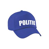 Bellatio Blauwe politie agent verkleed pet / cap voor volwassenen