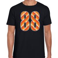 Bellatio 88 Holland supporter t-shirt zwart voor heren