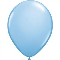 Folat Luftballons metallic hellblau 30 cm, 50 Stück