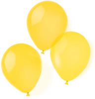 Amscan Latexballons gelb 22,8 cm, 10 Stück