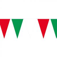 Amscan Wimpelkette grün-weiß-rot 4 m Folie in den italienischen Landesfarben