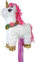 Amscan piñata eenhoorn 50 cm wit