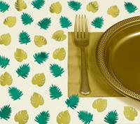 Amscan tafelstrooisel jungle groen/goud 48 stuks