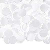 8x stuks zakjes met 100 grams confetti kleur wit - Confetti