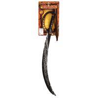 Piraten speelgoed verkleed zwaard zwart/goud 67 cm - Verkleedattributen
