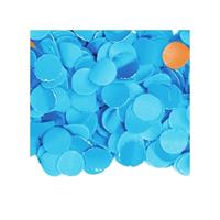 3x zakjes van 100 gram feest confetti kleur blauw - Confetti