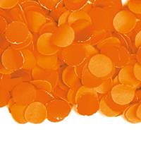 3x zakjes van 100 gram party confetti kleur oranje - Confetti