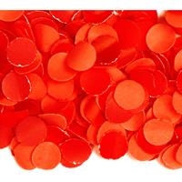 5x zakjes van 100 gram party confetti kleur rood - Confetti