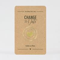 tadaaz Change the Date paspoort met goudfolie