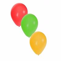 Shoppartners Ballonnen rood/geel/groen 30x stuks -