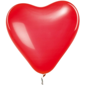 Rico Design Ballons Herz Rot weiß/beige