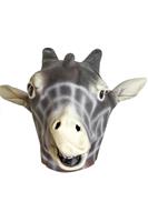United Entertainment verkleedmasker giraffe 40 x 37 cm latex grijs