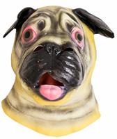 United Entertainment verkleedmasker hond 40 x 30 cm latex bruin