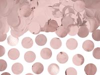 Folie confetti rond 2,5 cm 15 gr - Rosé Goud