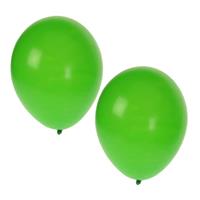 Shoppartners 30x stuks groene party ballonnen 27 cm -