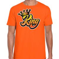 Bellatio Oranje koningsdag King t-shirt voor heren