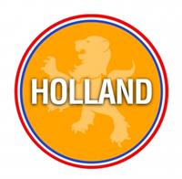 Bellatio Bierviltjes Holland oranje thema print 50 stuks - Ek/ Wk oranje versiering -