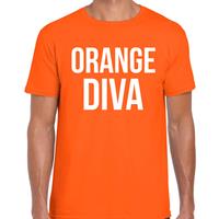 Bellatio Koningsdag t-shirt orange diva oranje voor heren