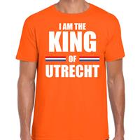 Bellatio Koningsdag t-shirt I am the King of Utrecht oranje voor heren
