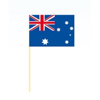 100x stuks grote coctailprikkers vlag Australie 9.5 cm -