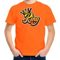 Bellatio Oranje Koningsdag King t-shirt voor kinderen